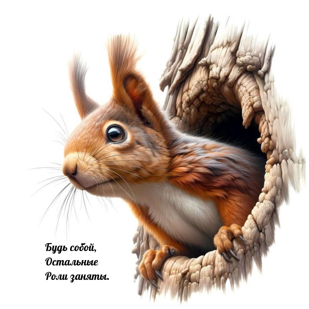 Будь собой, остальные роли заняты.