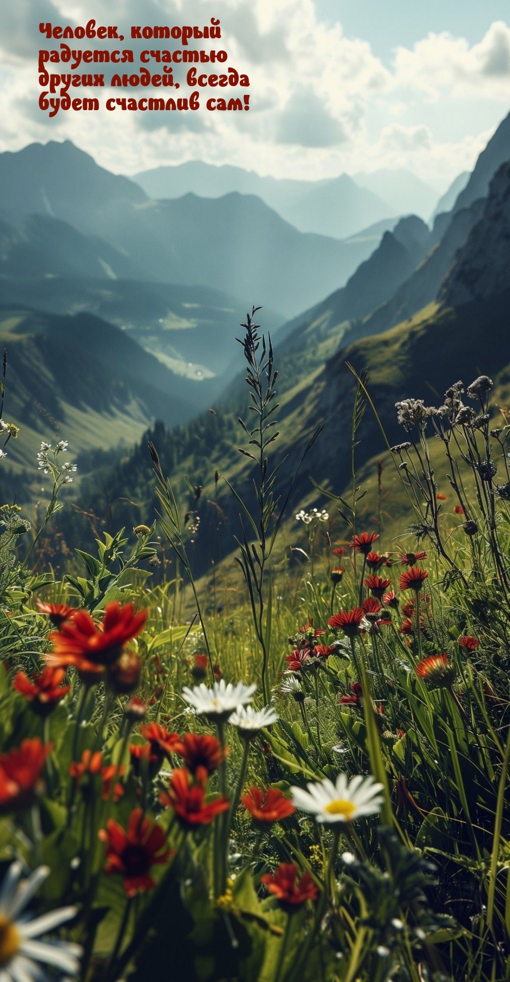 Человек, который радуется счастью других людей 