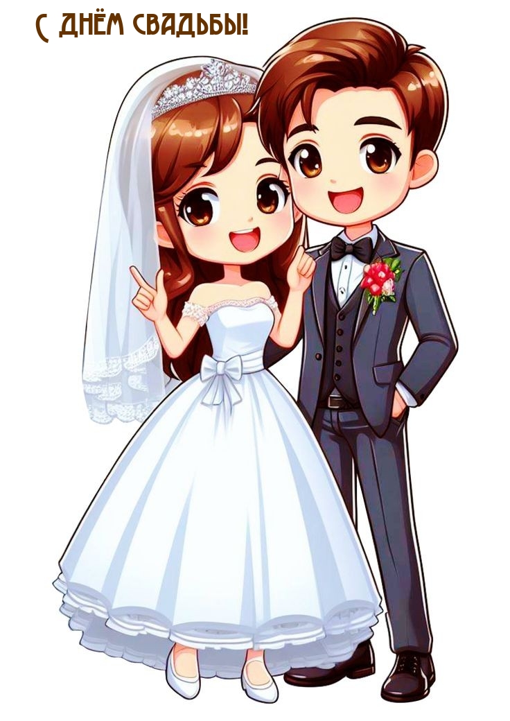 С днём свадьбы!
