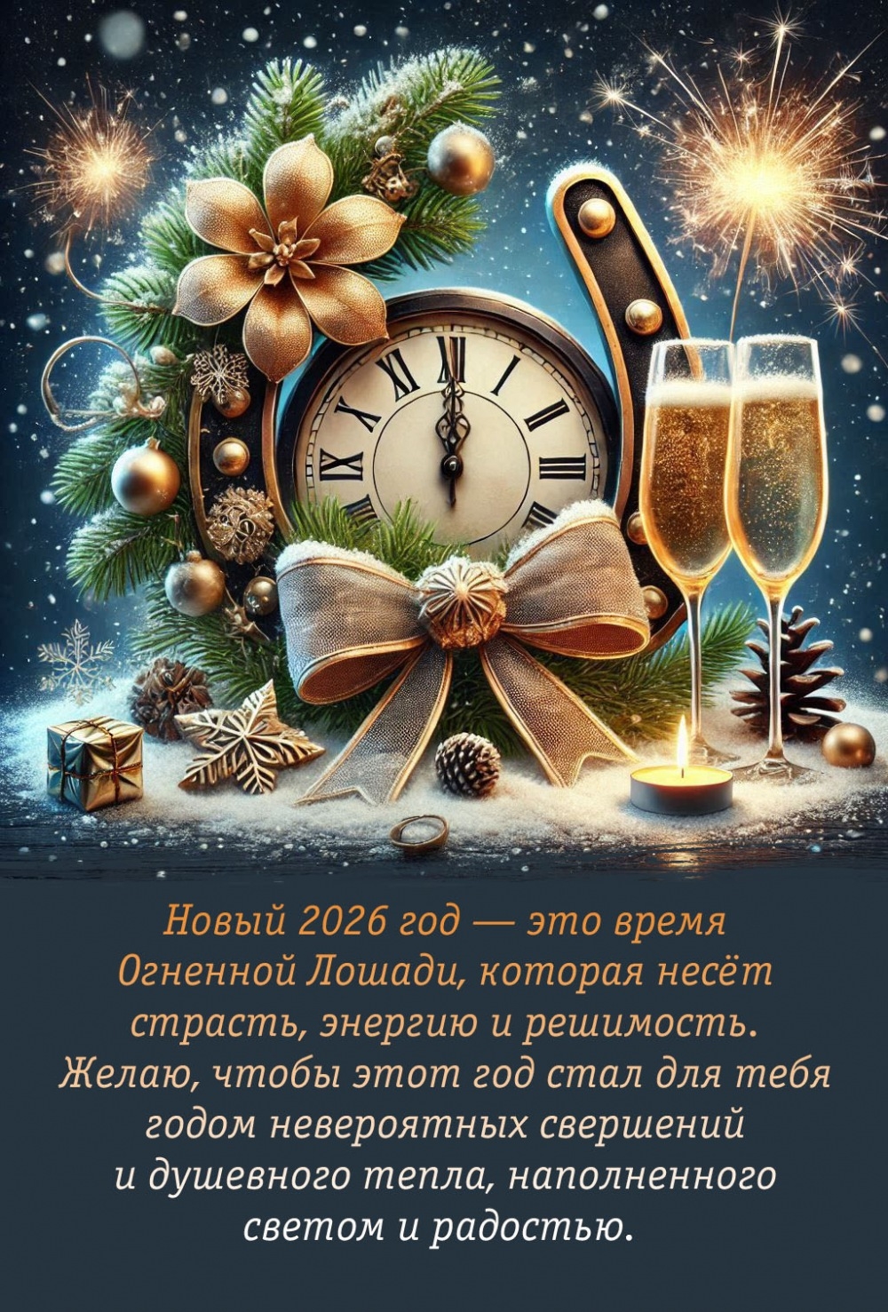 Желаю, чтобы этот год стал для тебя годом невероятных свершений